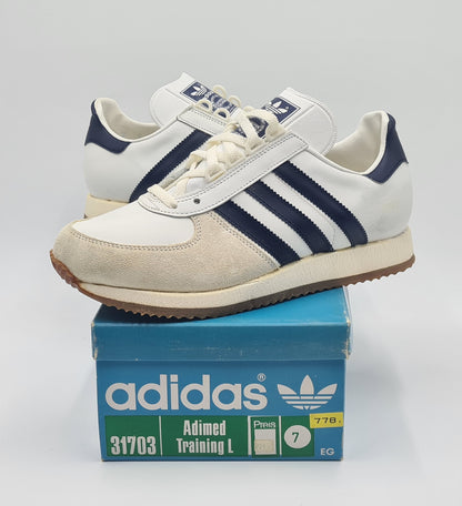 *NEU* Vintage 1980er Adidas Adimed Training Low UK 7 / EUR 40 2/3