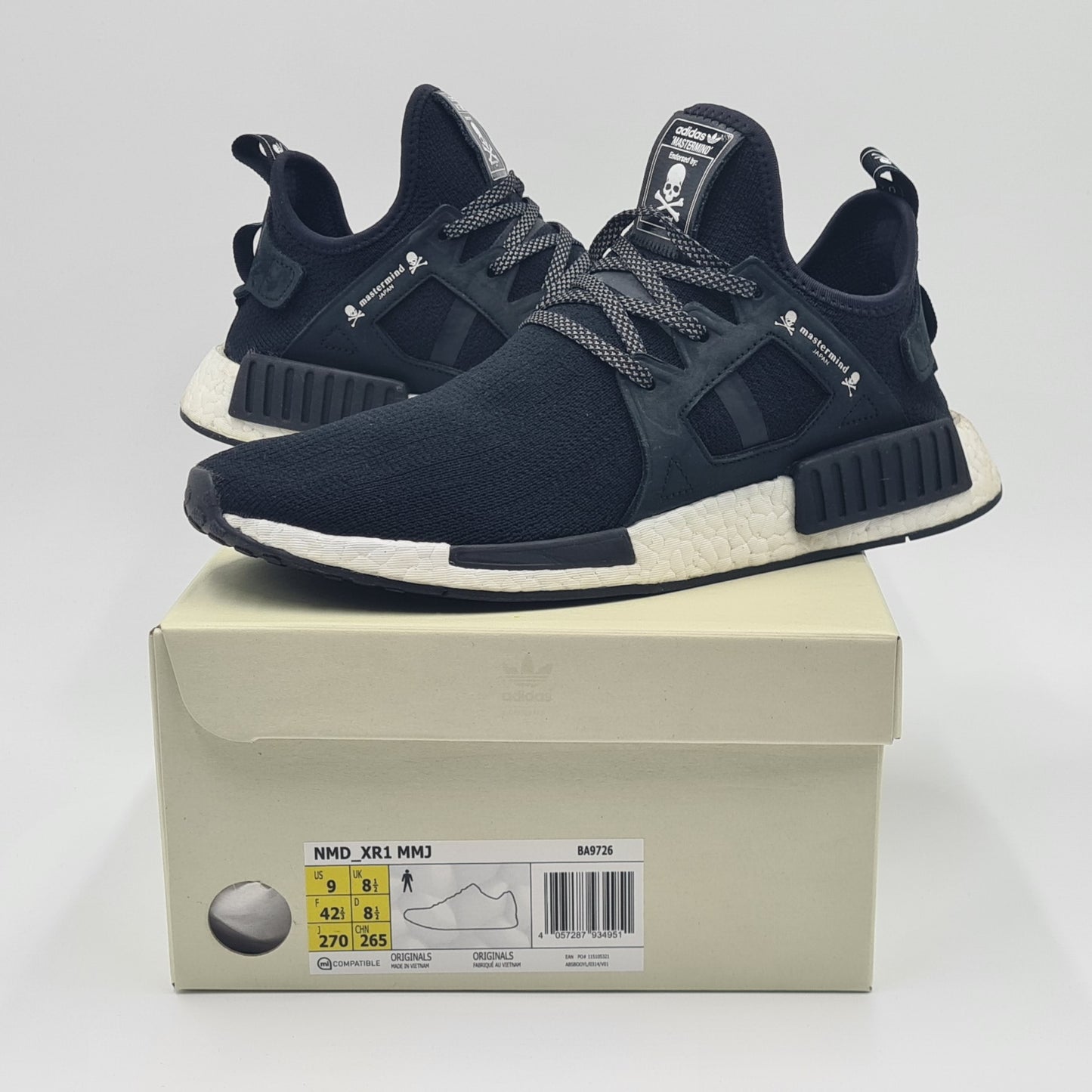 *Guter Zustand* 2016 Adidas NMD XR1 MMJ Mastermind Japan Gr. UK 8,5 / EUR 42 2/3