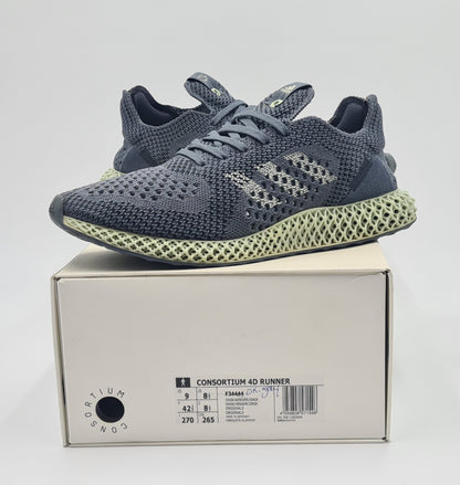 2018 Adidas Consortium Runner 4D F&F Gr. UK 8,5 / EUR 42 2/3