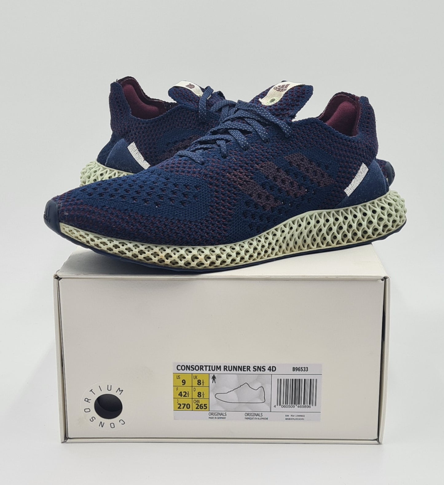 2018 Adidas Consortium Runner 4D SNS Gr. UK 8,5 / EUR 42 2/3