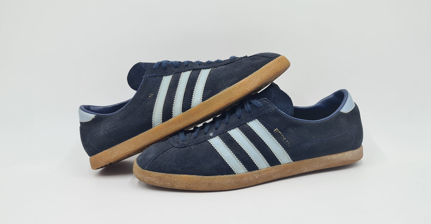 *Guter Zustand* Vintage 1980er Adidas Berlin Yugoslavia UK 11 / EUR 46