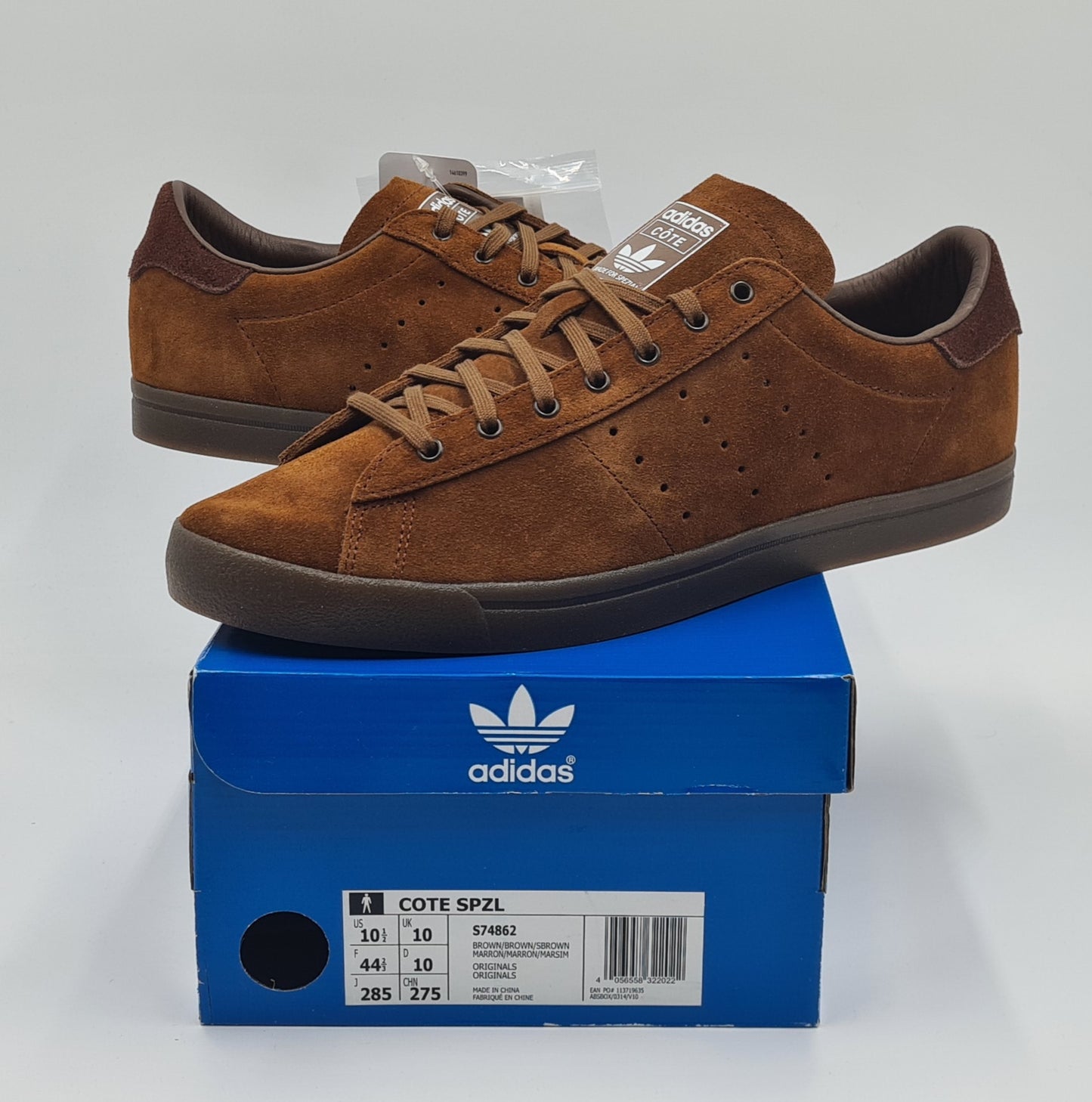*NEU* 2015 Adidas Cote Spzl Braun Gr. UK 10 / EUR 44 2/3