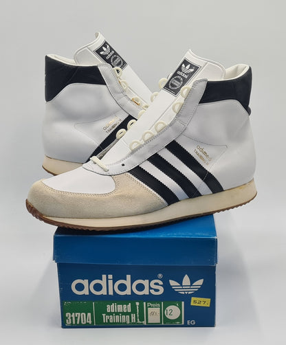 *NEU* Vintage 1980er Adidas Adimed Training Hi UK 12 / EUR 47 1/3