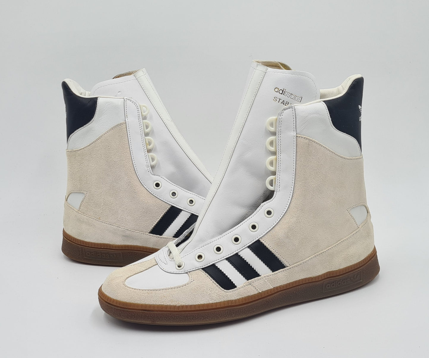*NEU* Vintage 1980er Adidas Adimed Stabil UK 11,5 / EUR 46 2/3