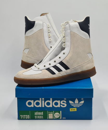 *NEU* Vintage 1980er Adidas Adimed Stabil UK 11,5 / EUR 46 2/3