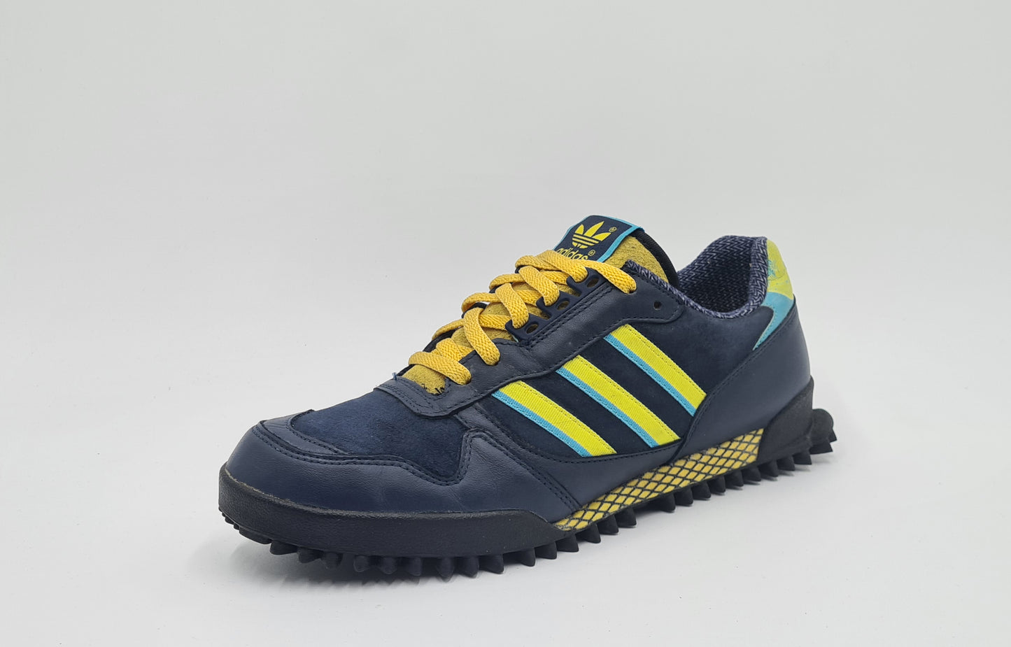 2006 Adidas Marathon TR Blue Yellow UK 8.5 / EUR 42 2/3