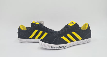 *NEW* 2010 Adidas Goodyear Driver Vulc Black Yellow UK 8.5 / EUR 42 2/3