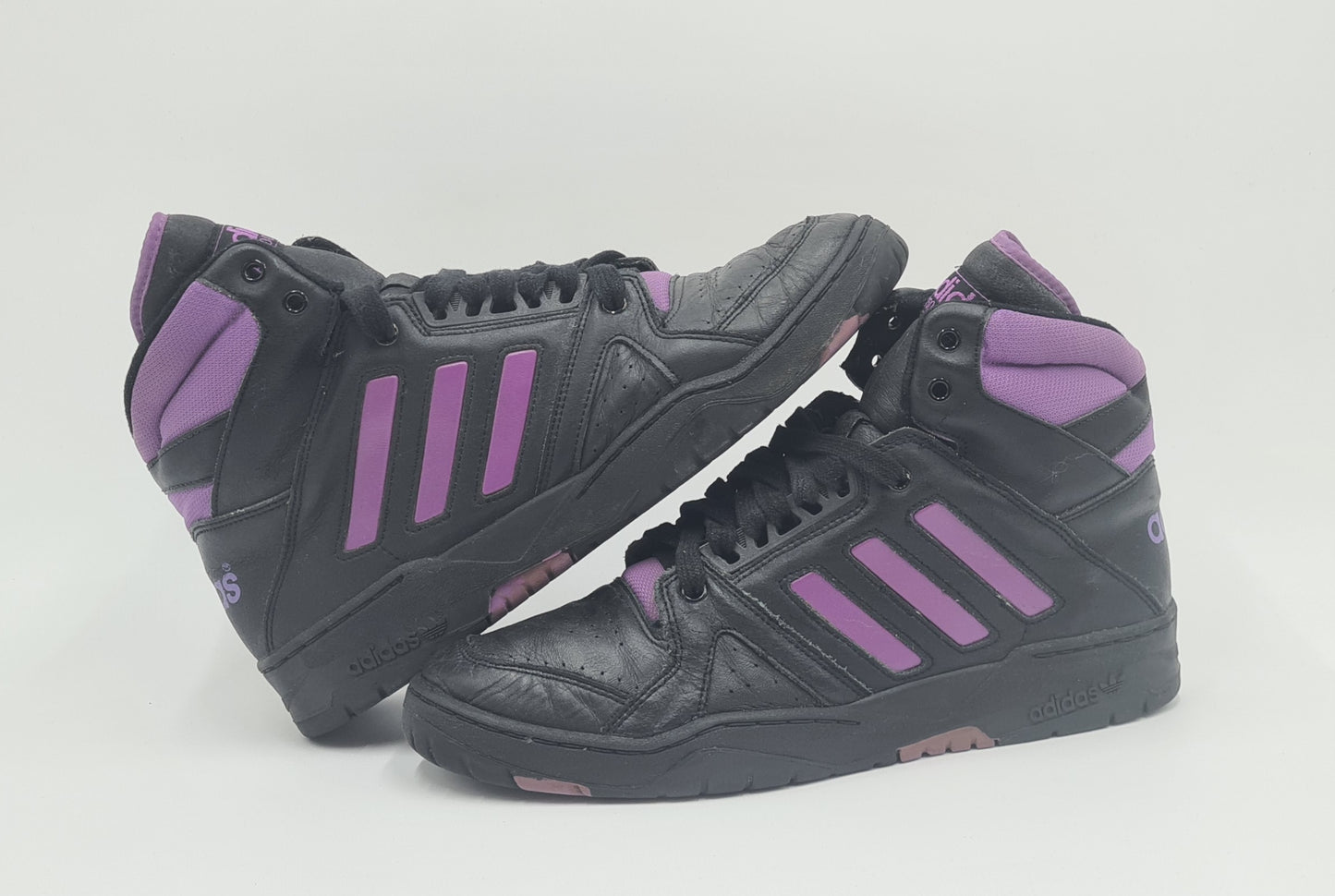 *Guter Zustand* Vintage 1990er Adidas Association Hi UK 11 / EUR 46