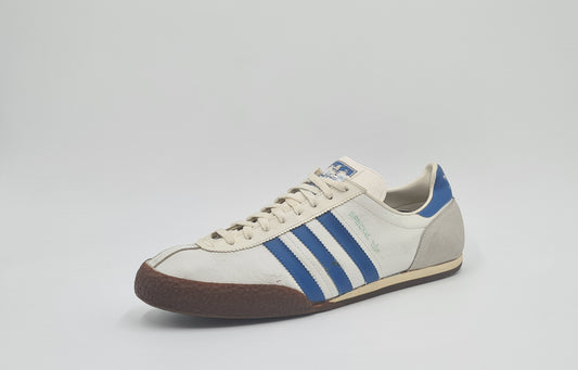 *Guter Zustand* Vintage 1980er Adidas Special Weiß Blau UK 11 / EUR 46