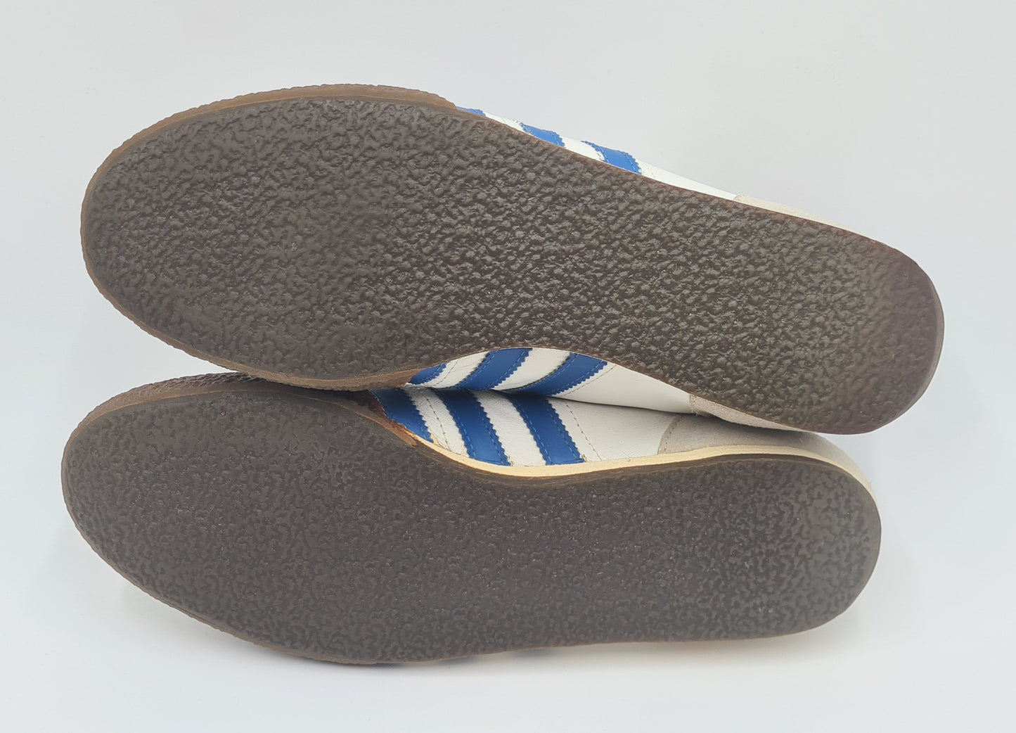 *Guter Zustand* Vintage 1980er Adidas Special Weiß Blau UK 11 / EUR 46