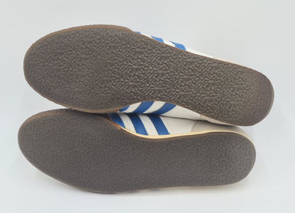 *Guter Zustand* Vintage 1980er Adidas Special Weiß Blau UK 11 / EUR 46