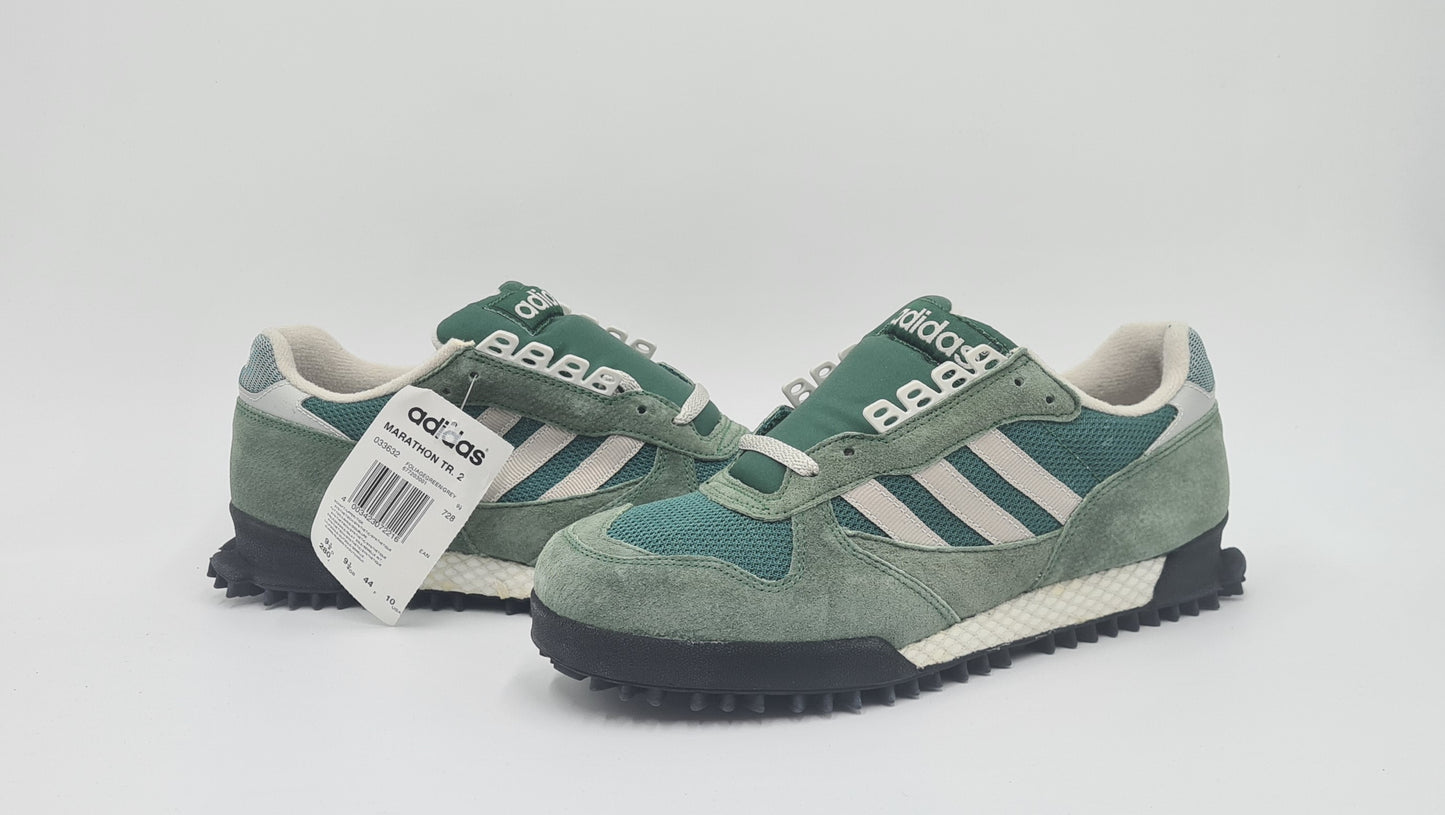 *NEW* Vintage 1994 Adidas Marathon TR 2 Green UK 9.5 / EUR 44