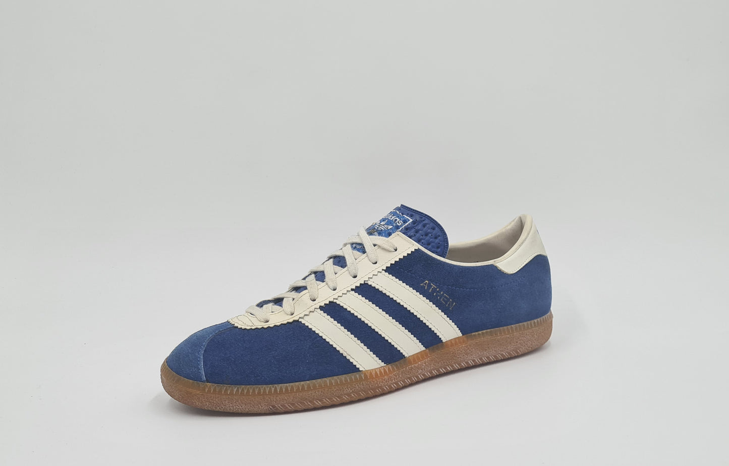 *WIE NEU* Vintage 1980er Adidas Athen West Germany UK 8,5 / EUR 42 2/3
