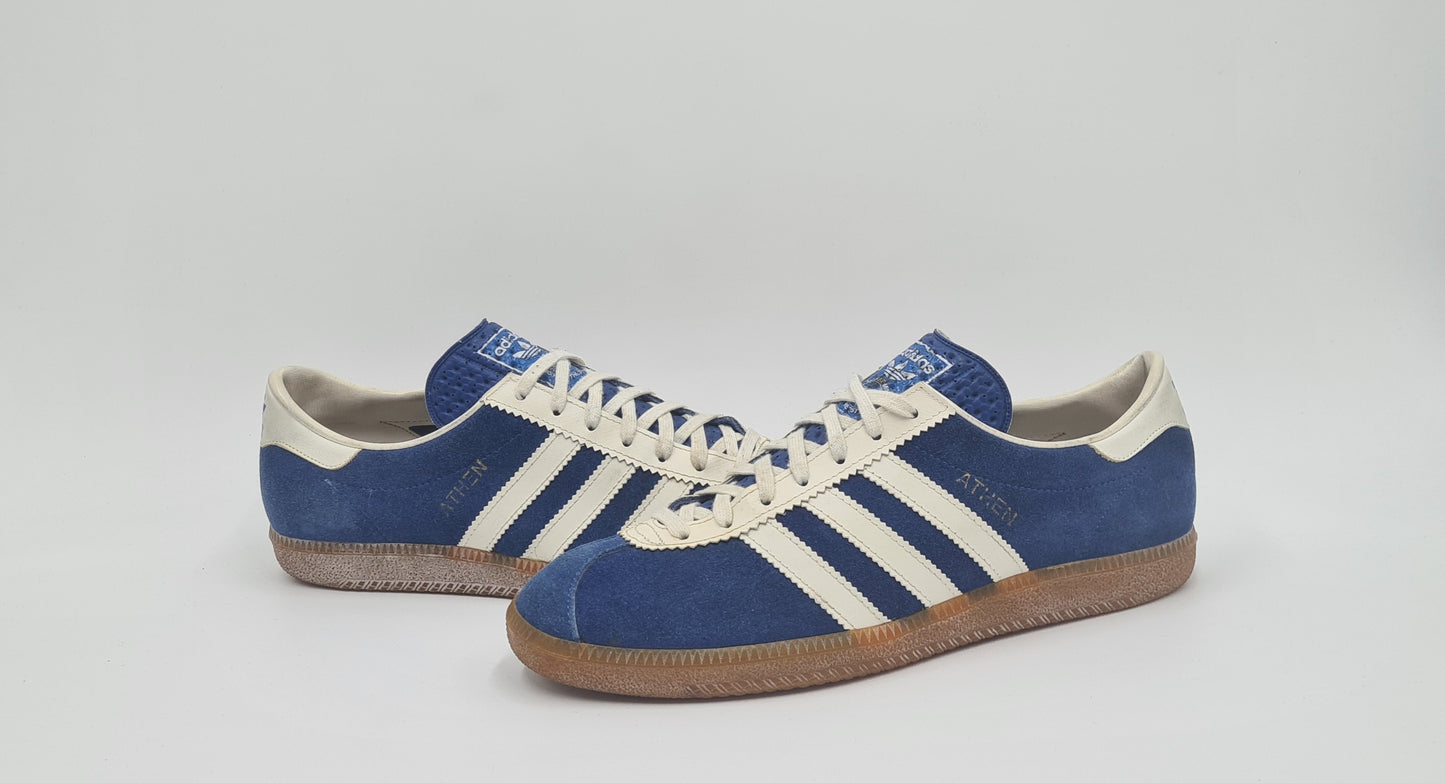*WIE NEU* Vintage 1980er Adidas Athen West Germany UK 8,5 / EUR 42 2/3