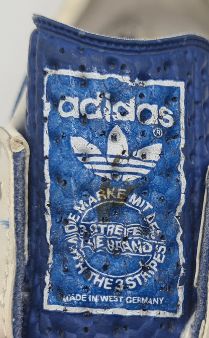 *WIE NEU* Vintage 1980er Adidas Athen West Germany UK 8,5 / EUR 42 2/3