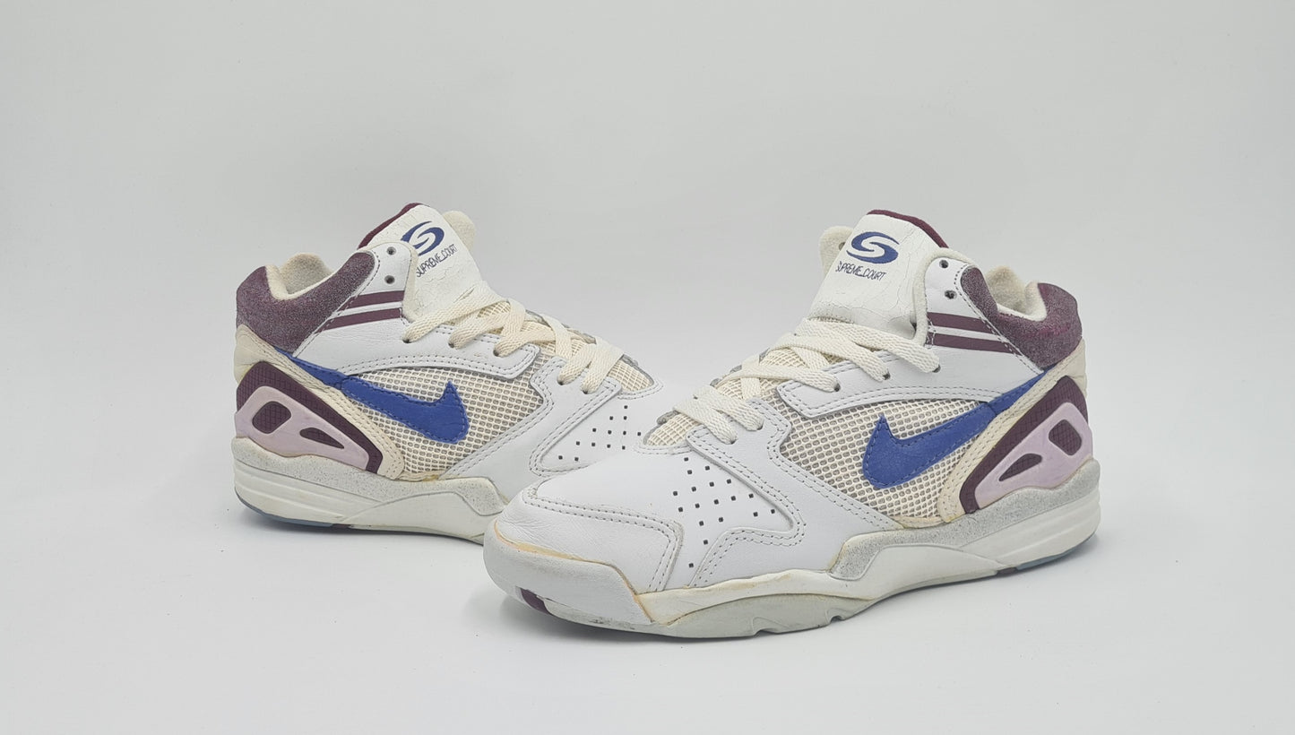 Vintage 1991 Nike Air Supreme Court Agassi 3/4 UK 6,5 / EUR 40,5