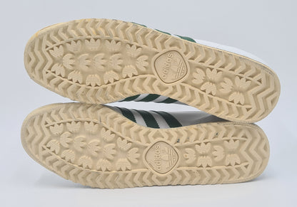 *NEU* Vintage 1980er Adidas Rom mit grünen Streifen UK 10,5 / EUR 45 1/3