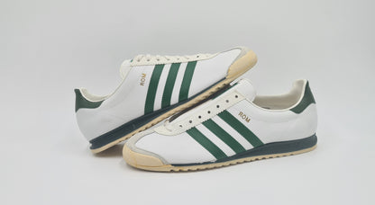 *NEU* Vintage 1980er Adidas Rom mit grünen Streifen UK 10,5 / EUR 45 1/3