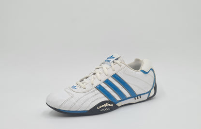 *Good condition* 2014 Adidas Adi Racer Low Goodyear White Blue UK 8 / EUR 42