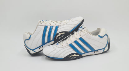*Good condition* 2014 Adidas Adi Racer Low Goodyear White Blue UK 8 / EUR 42