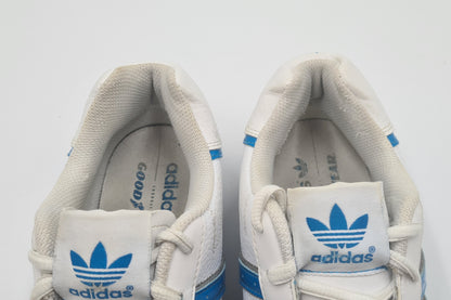 *Good condition* 2014 Adidas Adi Racer Low Goodyear White Blue UK 8 / EUR 42
