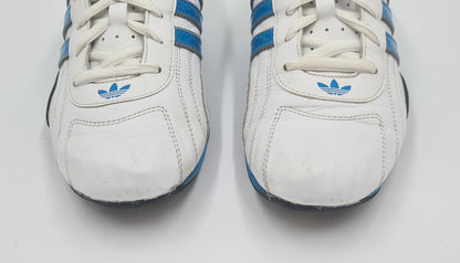 *Good condition* 2014 Adidas Adi Racer Low Goodyear White Blue UK 8 / EUR 42