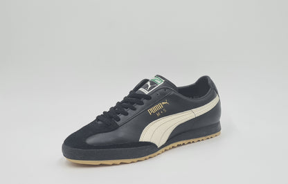 *NEU* Vintage 1980er Puma M+S Schwarz West Germany Gr. UK 8 / EUR 42