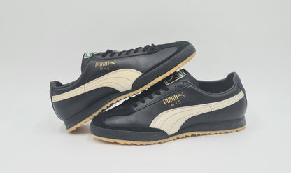 *NEU* Vintage 1980er Puma M+S Schwarz West Germany Gr. UK 8 / EUR 42