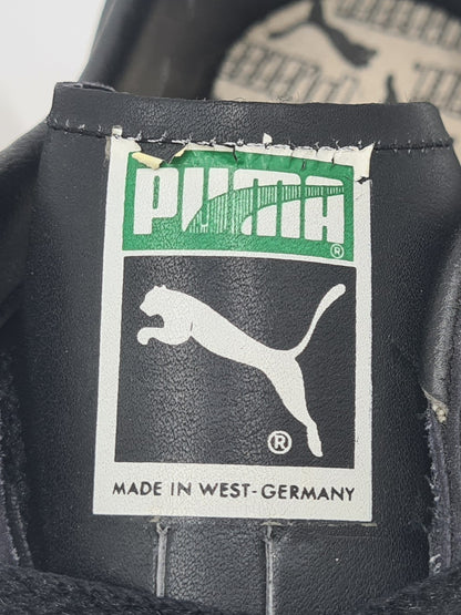 *NEU* Vintage 1980er Puma M+S Schwarz West Germany Gr. UK 8 / EUR 42
