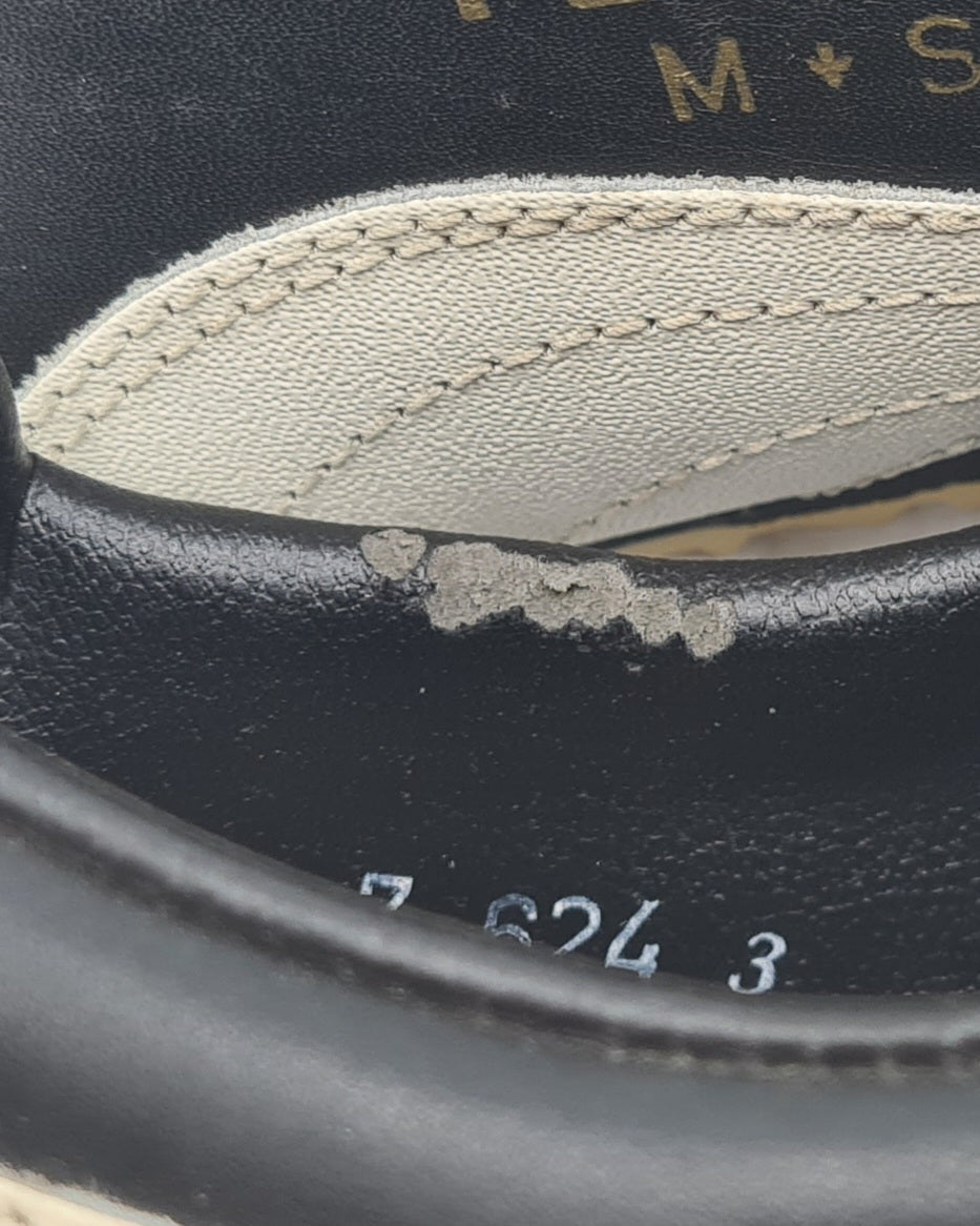 *NEU* Vintage 1980er Puma M+S Schwarz West Germany Gr. UK 8 / EUR 42