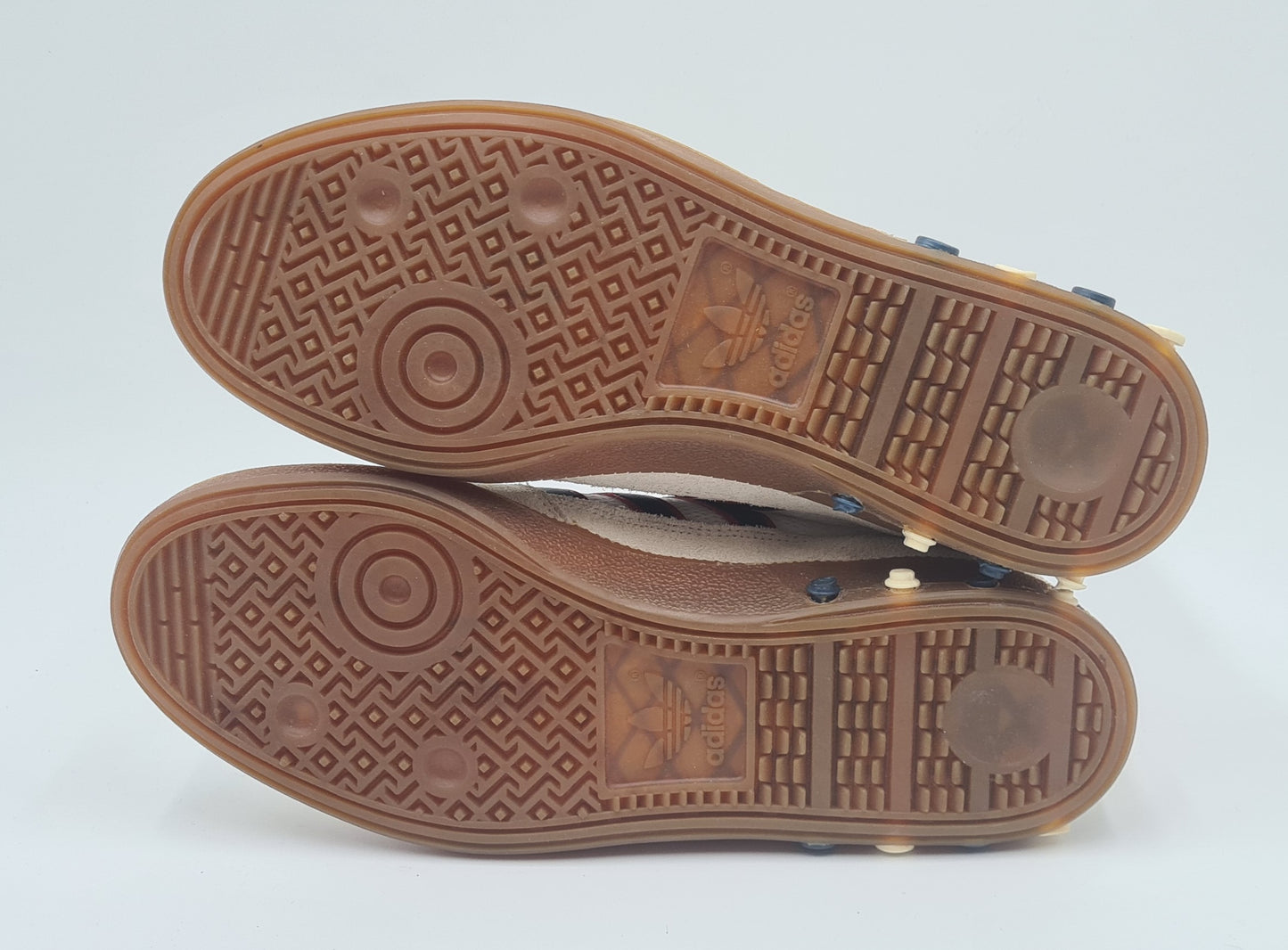 *TOP* Vintage 1980er Adidas Handball LXS Hi UK 10 / EUR 44 2/3