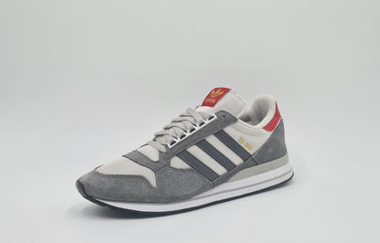 *Guter Zustand* 2021 Adidas ZX 500 Grau Weiß Gr. UK 11 / EUR 46