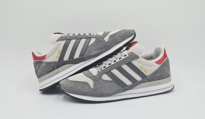 *Guter Zustand* 2021 Adidas ZX 500 Grau Weiß Gr. UK 11 / EUR 46