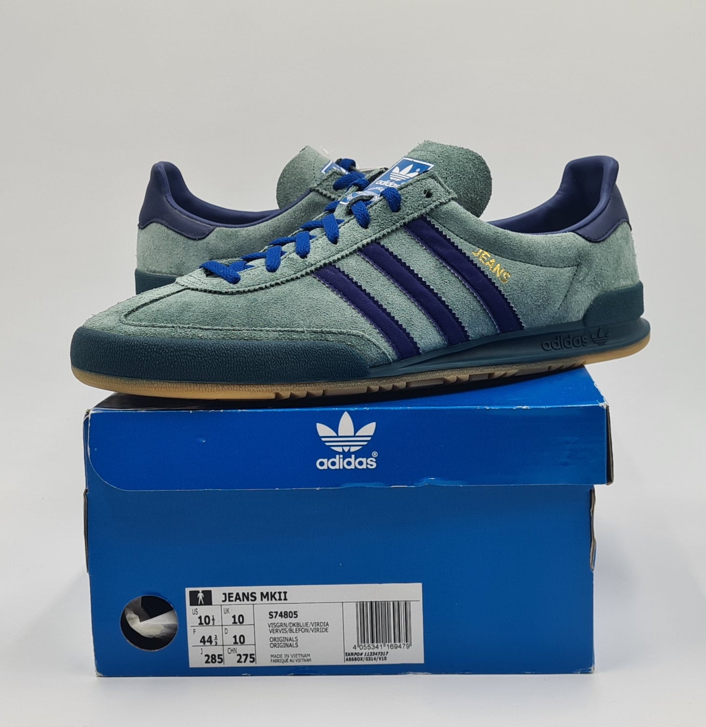 *NEU* 2015 Adidas Jeans MKII Retro Gr. UK 10 / EUR 44 2/3