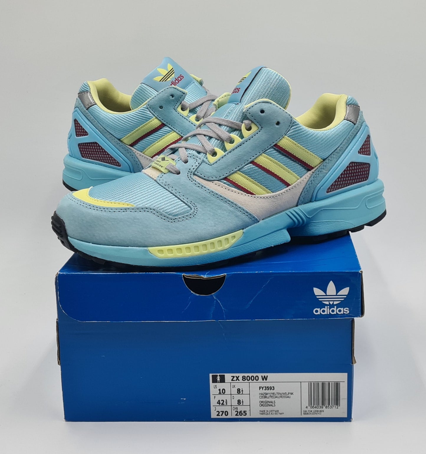 *NEU* 2020 Adidas ZX 8000 W Aqua Gr. UK 8,5 / EUR 42 2/3