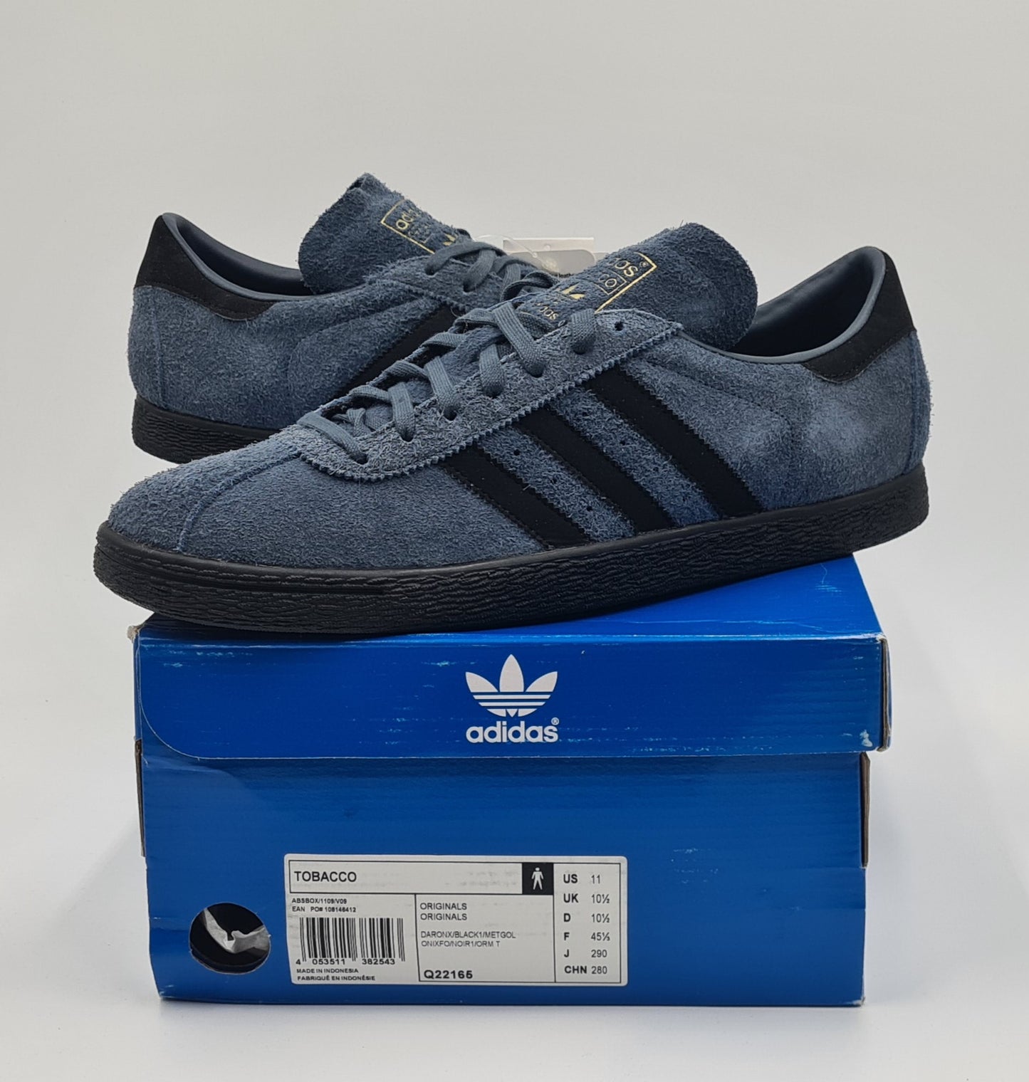 *NEU* 2013 Adidas Tobacco Retro Dunkelblau Gr. UK 10,5 / EUR 45 1/3