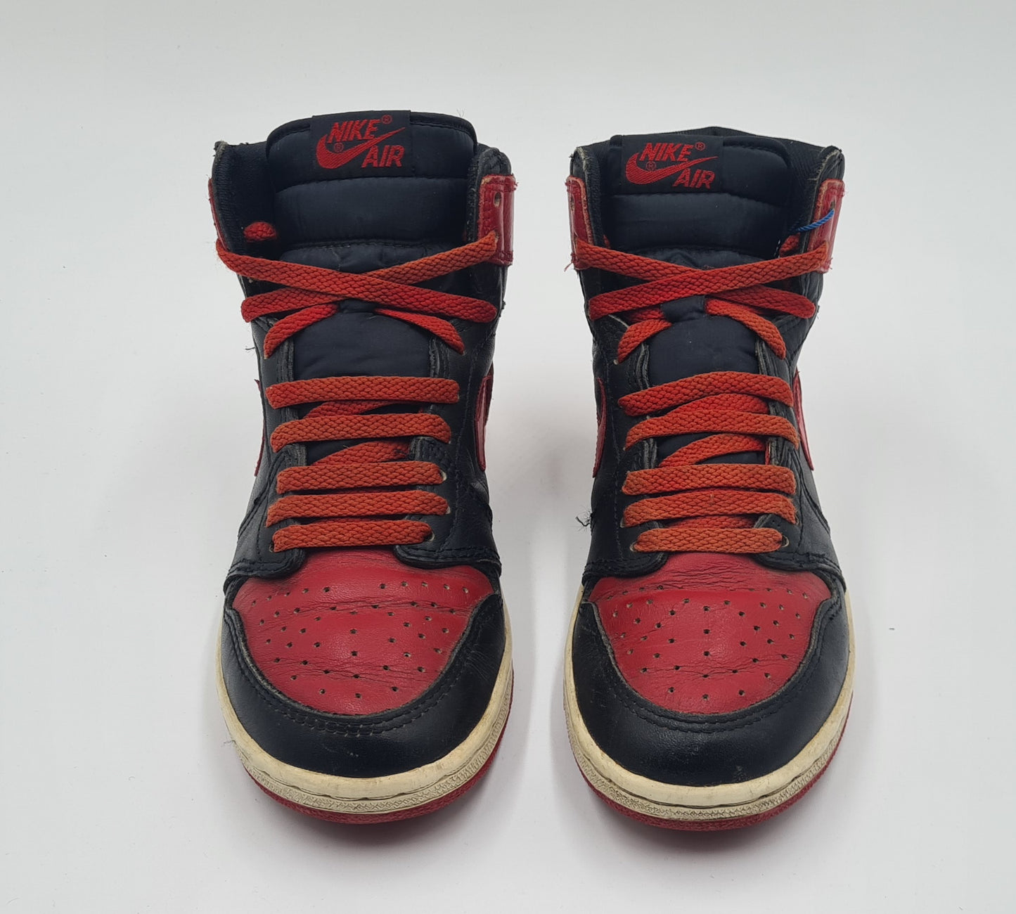 *TOP* Vintage 1985 Nike Air Jordan 1 Black Red BRED US 6 / EUR 38,5