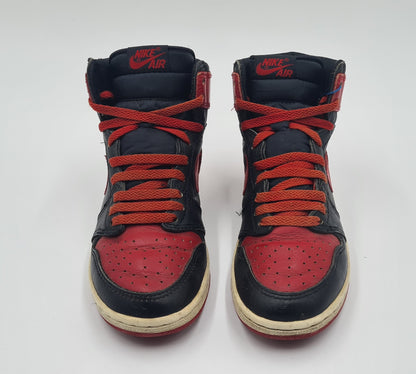 *TOP* Vintage 1985 Nike Air Jordan 1 Black Red BRED US 6 / EUR 38,5