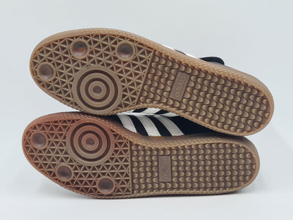*NEU* Vintage 1980er Adidas Samba schwarz West Germany UK 10 / EUR 44 2/3