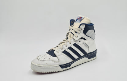 *TOP* Vintage 1980er Adidas Conductor Hi Ewing France UK 10 / EUR 44 2/3