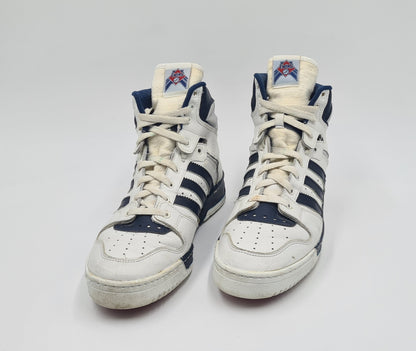 *TOP* Vintage 1980er Adidas Conductor Hi Ewing France UK 10 / EUR 44 2/3