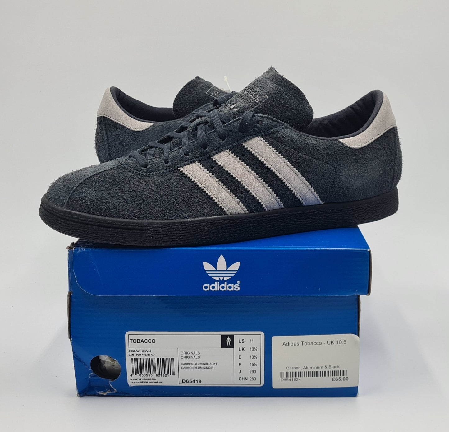 *NEU* 2013 Adidas Tobacco Grau Gr. UK 10,5 / EUR 45 1/3