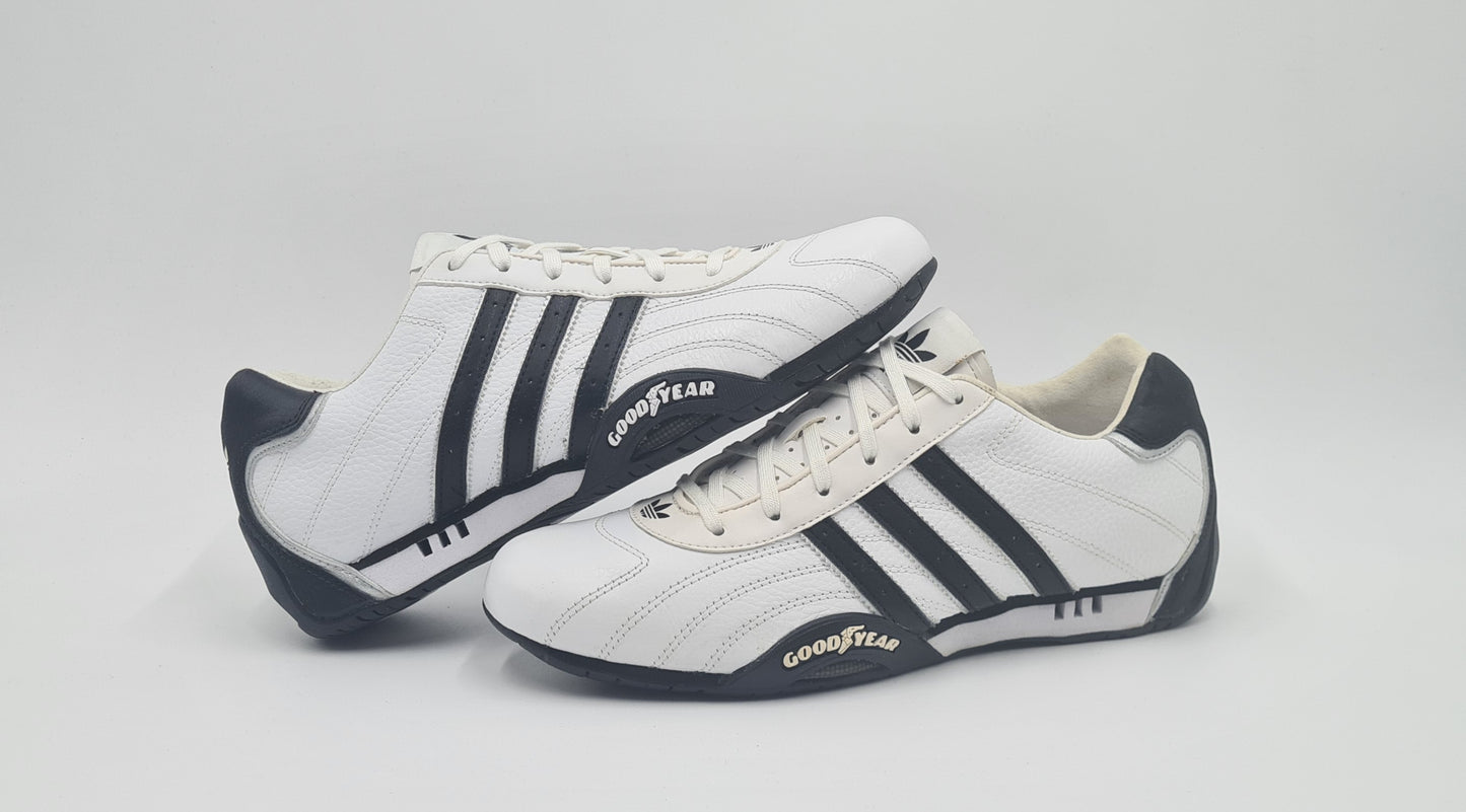 *LIKE NEW* 2011 Adidas Adi Racer Low Goodyear White UK 7.5 / EUR 41 1/3
