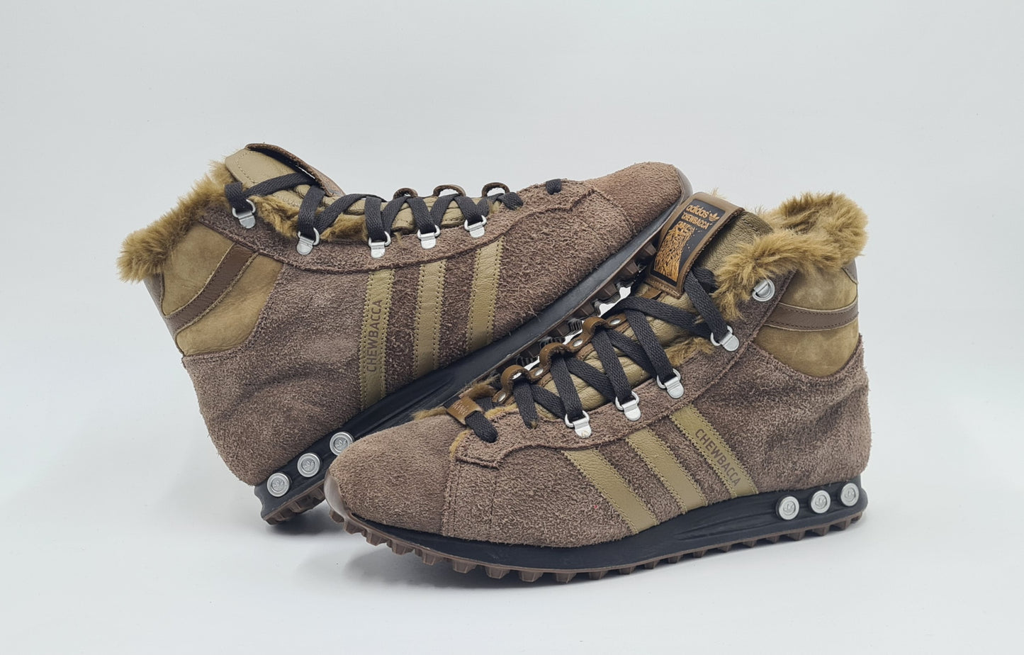 *TOP* 2010 Adidas x Star Wars Jogging Hi 'Chewbacca' Gr. UK 9 / EUR 43 1/3