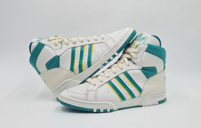 *WIE NEU* Vintage 1980er Adidas Connector Hi UK 9,5 / EUR 44