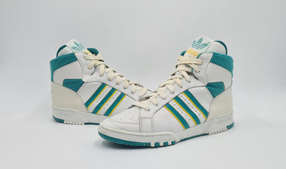 *WIE NEU* Vintage 1980er Adidas Connector Hi UK 9,5 / EUR 44