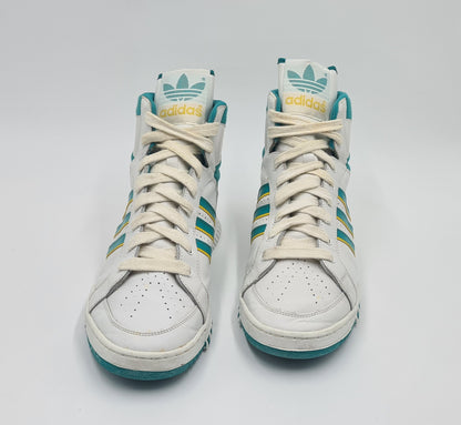 *WIE NEU* Vintage 1980er Adidas Connector Hi UK 9,5 / EUR 44