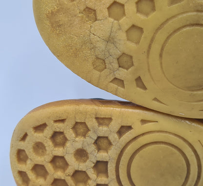 Vintage 1980er Adidas Athen Leder Yugoslavia UK 9 / EUR 43 1/3