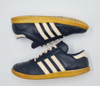 Vintage 1980er Adidas Athen Leder Yugoslavia UK 9 / EUR 43 1/3