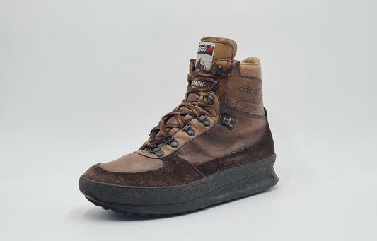 *Ordentlicher Zustand* Vintage 1980er Adidas Allround Outdoor Trekking Boots UK 8,5 / EUR 43 1/3